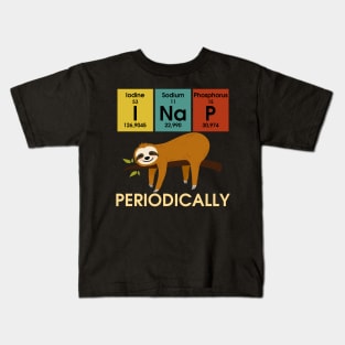 I Nap Sloth Periodically Kids T-Shirt